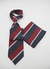 Multi Striped Cashmere Tie Set