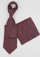 Paisley Pattern Cashmere Tie Set