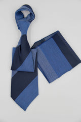 Block Striped Cashmere Tie Set