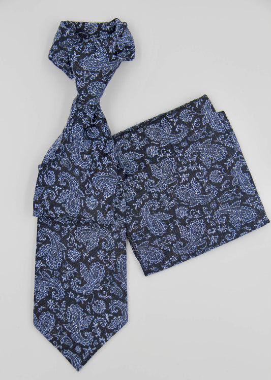 Paisley Pattern Cashmere Tie Set