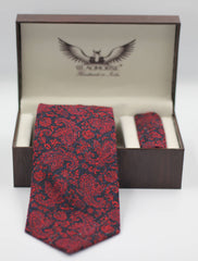 Paisley Pattern Cashmere Tie Set