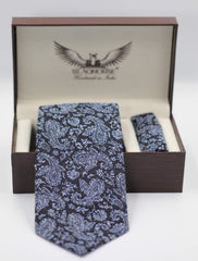 Paisley Pattern Cashmere Tie Set