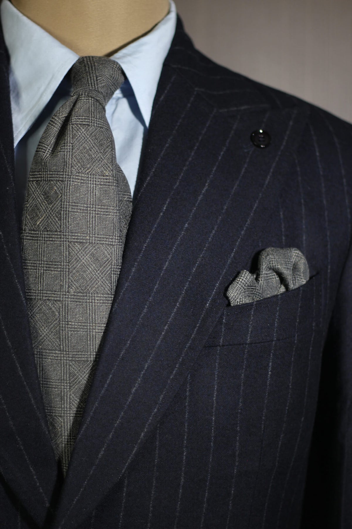 Prince Of Wales Cashmere Tie Set