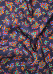 Vibrant Paisley Pocket Square