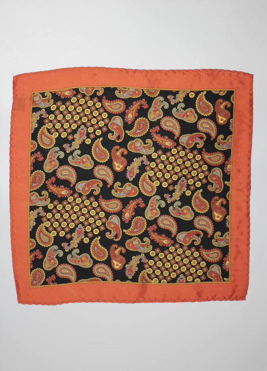 Abstract Paisley Pocket Square