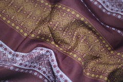 Maroon Abstract Pattern Cravat