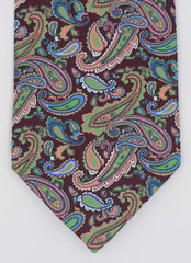 Multicoloured Paisley Silk Tie Set