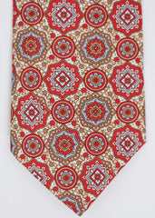 Red Mandala Silk Tie Set