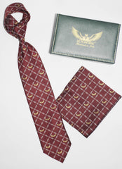 BH Signature Maroon Tie Set