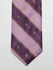 Fleur-De-Lis Striped Tie Set