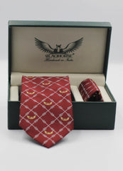 BH Signature Maroon Tie Set