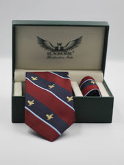 Flying Eagle Striped Tie Set