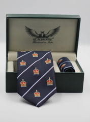 Kings Crown Striped Tie Set