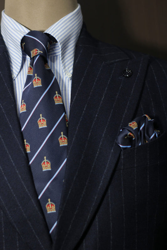 Kings Crown Striped Tie Set