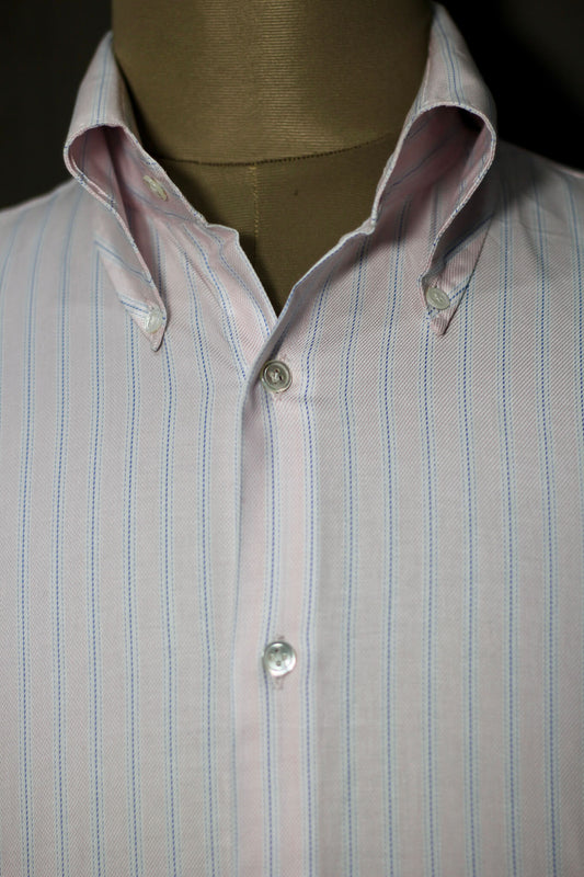 Soft Pink Pinstripe Shirt