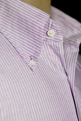 Lavender Classic Stripe Oxford Shirt