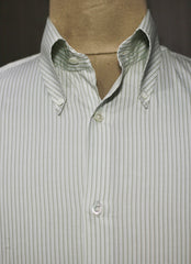 Pistachio Shadow Striped Shirt