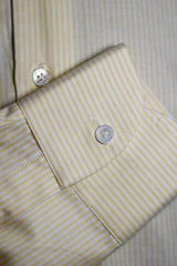 Lemon Bengal Stripe Oxford Cotton Shirt