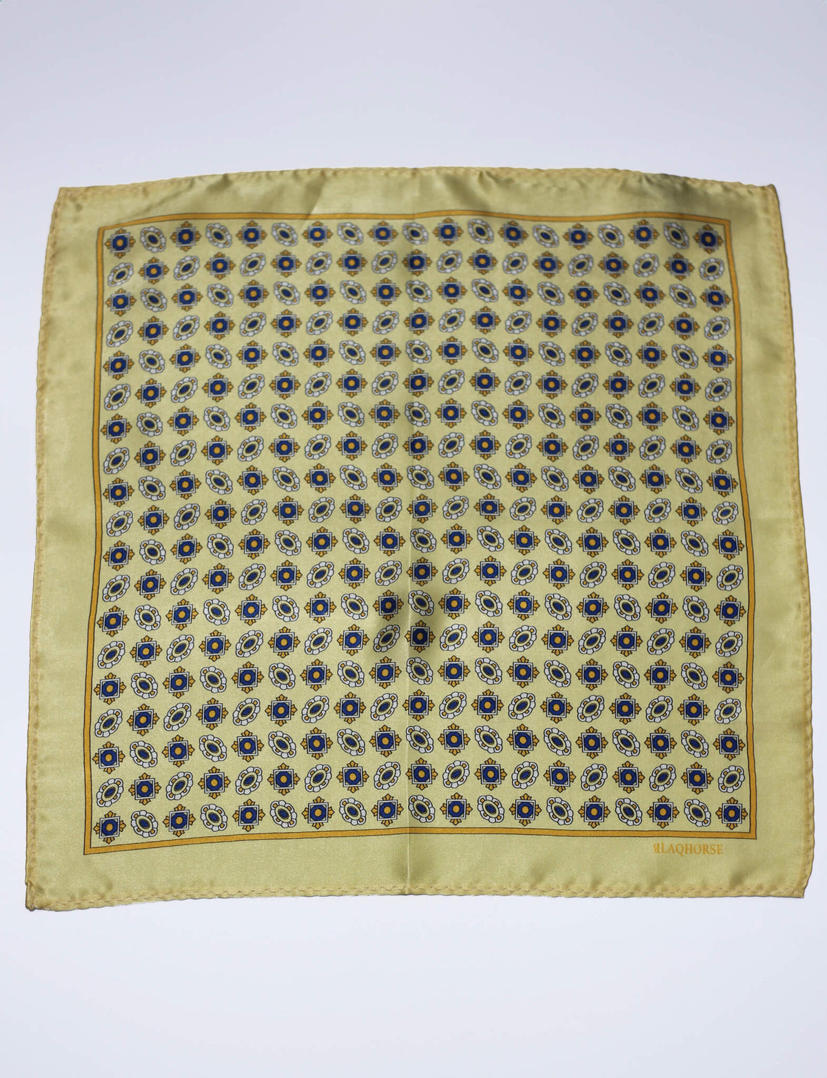 Lemon Medallion Pocket Square