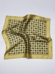 Lemon Medallion Pocket Square