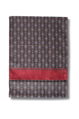 Maroon And Navy Gothic Long Scarf