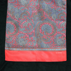 Red And Pink Abstract Long Scarf