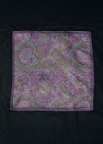 Purple and Pink Paisley Long Scarf