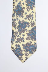 Aqua Butter Paisley Silk Tie Set