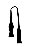 Black Self-Tie Bow Tie