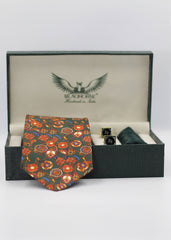 Florence Medallion Silk Tie Set