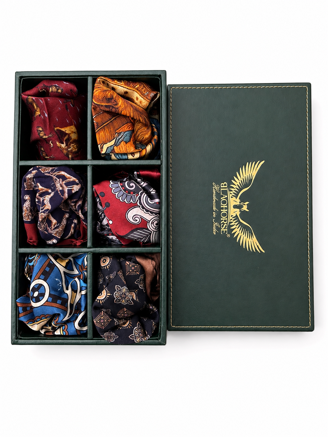 The Sovereign Six — Festive Pocket Square Bundle