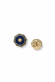 Sapphire Octagonal Button Set ( Set 7 big and 6 small )