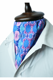 Multicolored Floral Pattern Cravat