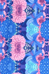 Multicolored Floral Pattern Cravat