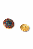 Terracotta Mosaic Button Set ( Set 7 big and 6 small )