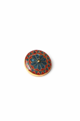 Terracotta Mosaic Button Set ( Set 7 big and 6 small )