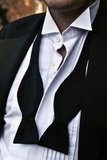 Black Self-Tie Bow Tie