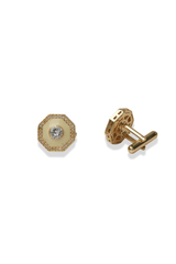 Ivory Facet Cufflinks