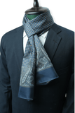 Gravel Medallion Long Scarf