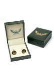 Zafar Noir Crest Cufflinks