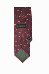 Flamingo Twill Tie Set