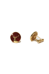 Barasingha Maroon Cufflinks