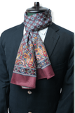 Crimson Monarch Long Scarf