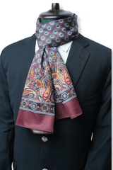 Crimson Monarch Long Scarf