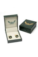 Meher Kundan Rosette Cufflinks