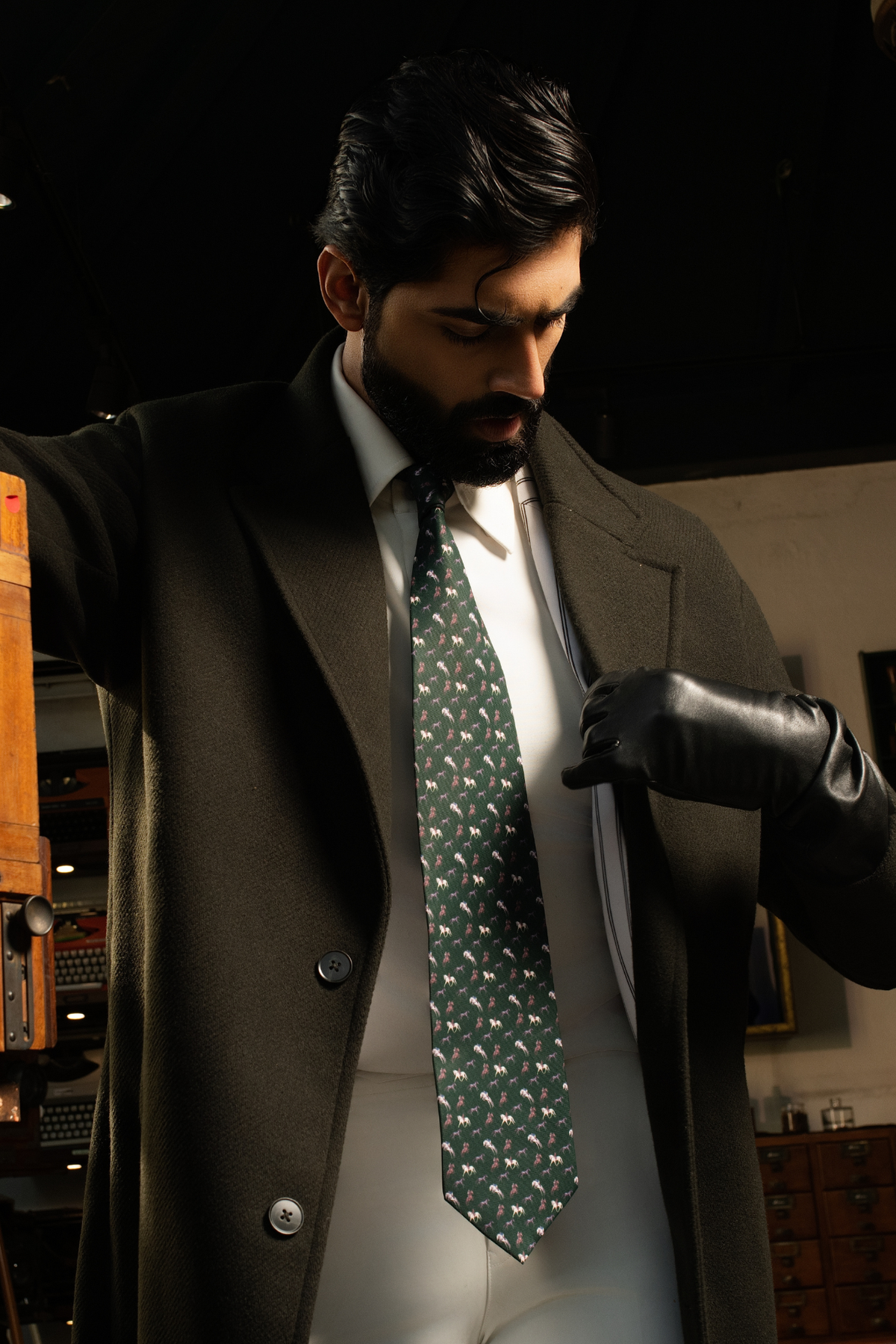 Equestrian Twill Tie Set