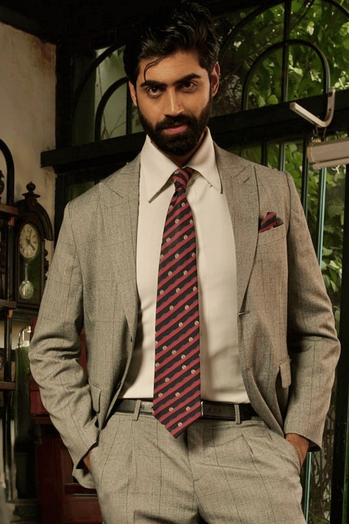 Coined Anchor Tie Set