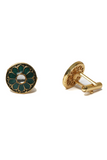 Meher Kundan Rosette Cufflinks