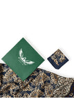 Navy Batik Long Scarf