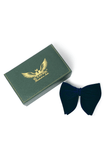 Navy Velvet Butterfly Bow Tie